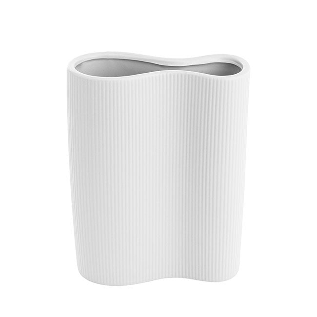 Ceramic Cyprus Muse Vase Matte White