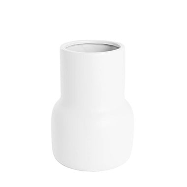 Ceramic Freya Vase Matte White